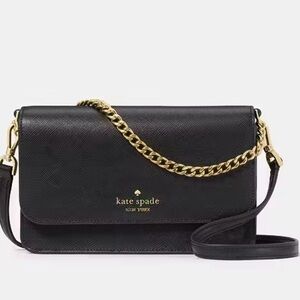 Kate Spade Madison Mini Crossbody Bag with Gold Chain